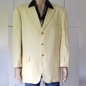 Island Pacific Silk Blazer Vintage Jacket Mens 46R